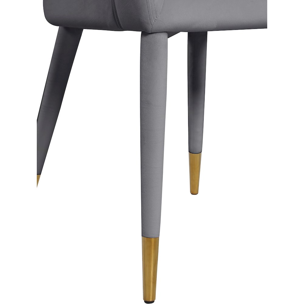 Destiny Grey Velvet Dining Chair