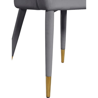 Destiny Grey Velvet Dining Chair