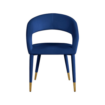 Destiny Navy Velvet Dining Chair