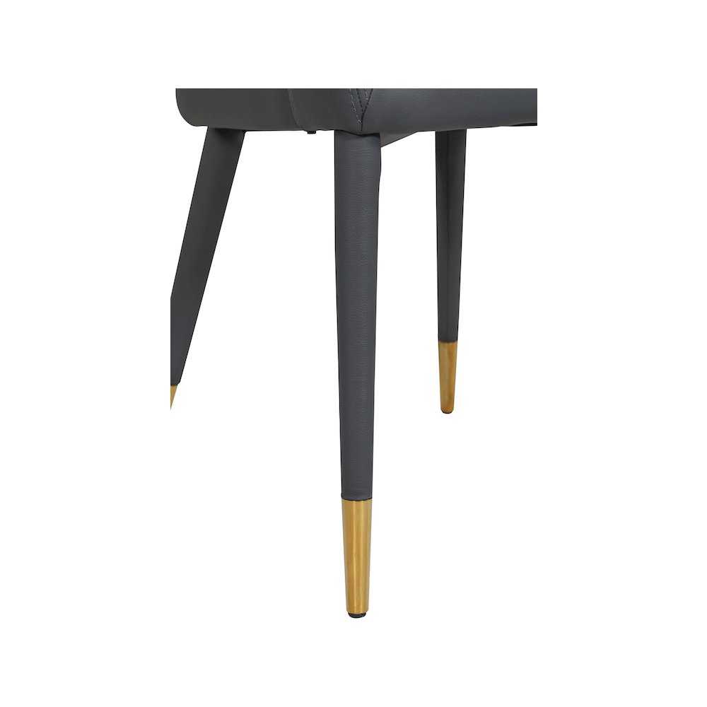 Destiny Grey Vegan Leather Dining Chair