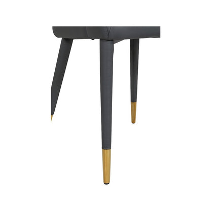 Destiny Grey Vegan Leather Dining Chair
