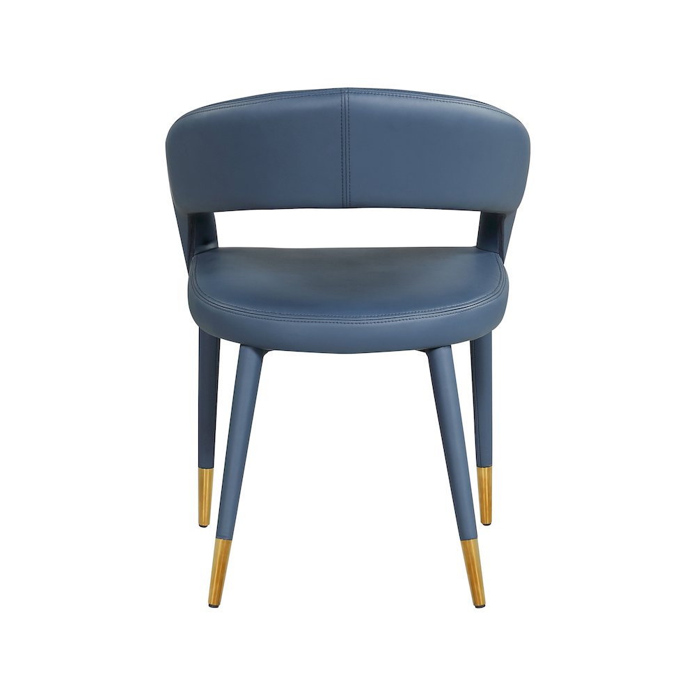 Destiny Navy Vegan Leather Dining Chair