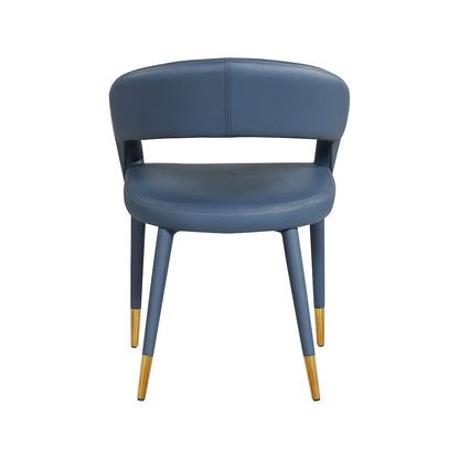Destiny Navy Vegan Leather Dining Chair