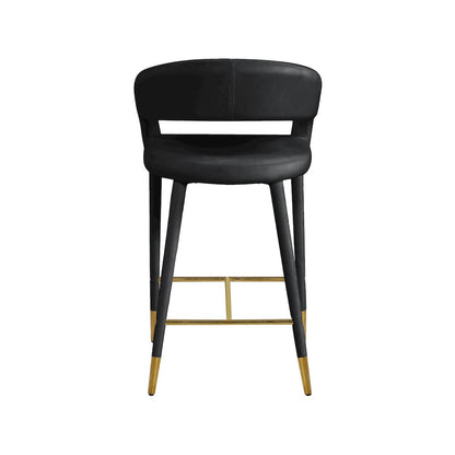 Destiny Black Velvet Stool