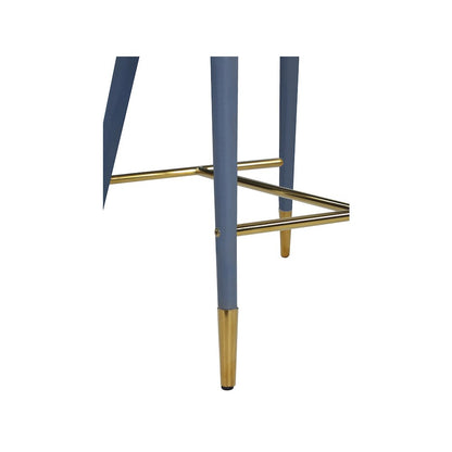 Destiny Navy Vegan Leather Stool