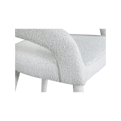 Destiny Cream Fabric Stool