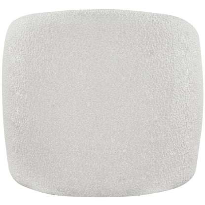Acadia Cream Boucle Fabric Accent Chair