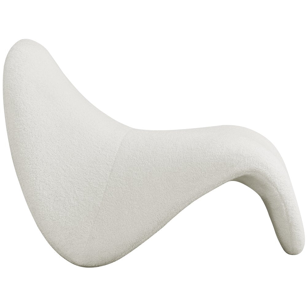 Theodore Cream Fur Accent Chair