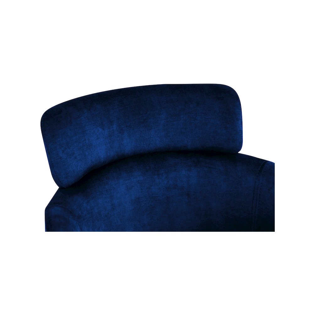 Yara Navy Velvet Dining Chair, Set of 2