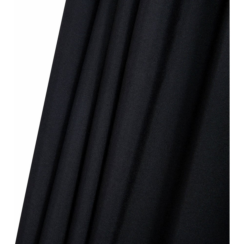 Fiji Black Fabric / Matte Black Aluminum Patio Umbrella with Base Sets