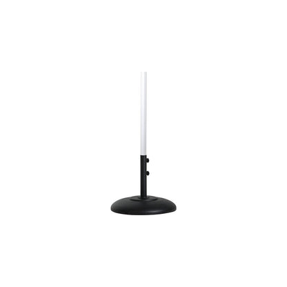 Fiji Black Fabric / Matte Black Aluminum Patio Umbrella with Base Sets