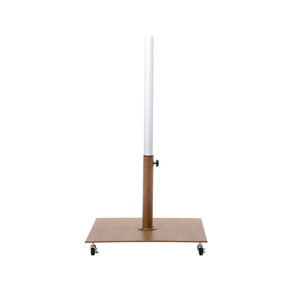Amalfi Black With Cream Piping / Teak Metal Patio Umbrella with Base Sets