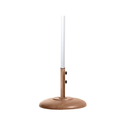 Amalfi Black With Cream Piping / Teak Metal Patio Umbrella with Base Sets