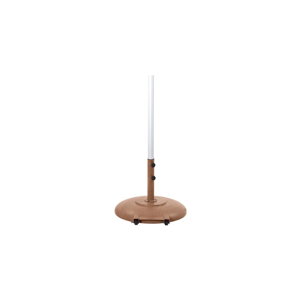 Amalfi Black With Cream Piping / Teak Metal Patio Umbrella with Base Sets