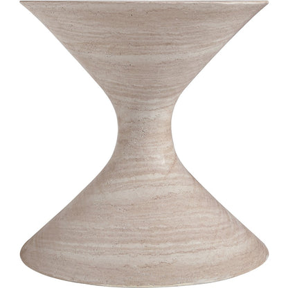 Vessa Travertine Indoor / Outdoor Concrete Planter