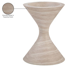 Vessa Travertine Indoor / Outdoor Concrete Planter