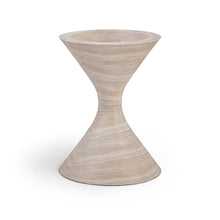 Vessa Travertine Indoor / Outdoor Concrete Planter