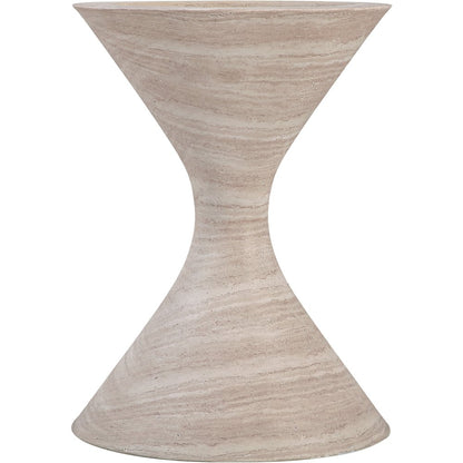 Vessa Travertine Indoor / Outdoor Concrete Planter