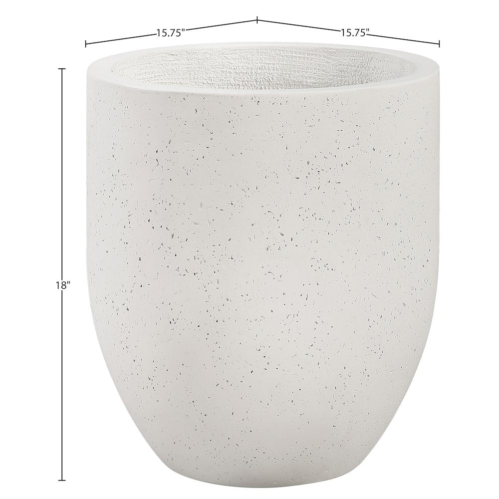 Florique Cream Indoor / Outdoor Concrete Planter