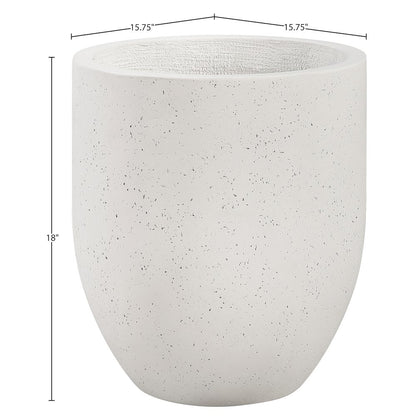 Florique Cream Indoor / Outdoor Concrete Planter