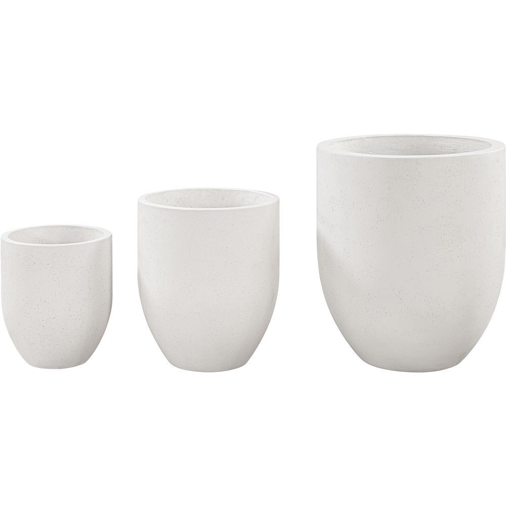Florique Cream Indoor / Outdoor Concrete Planter