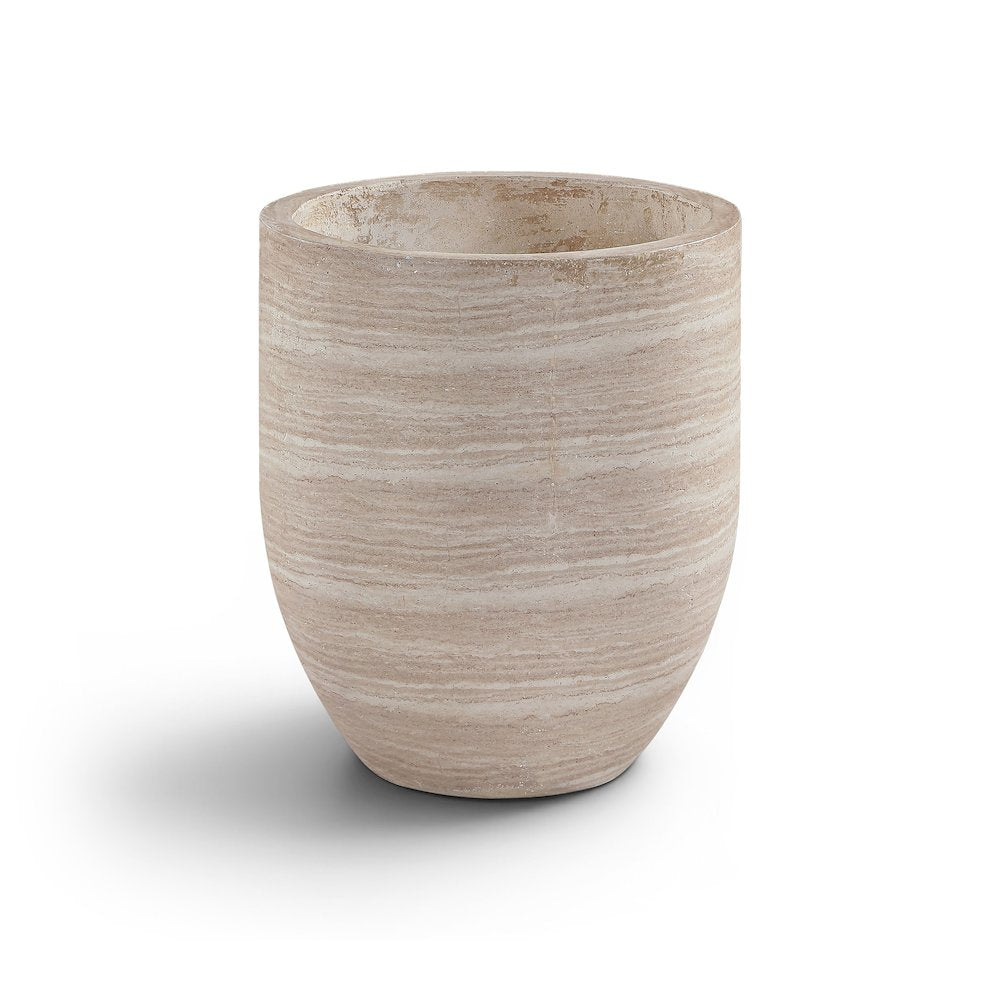 Florique Travertine Indoor / Outdoor Concrete Planter