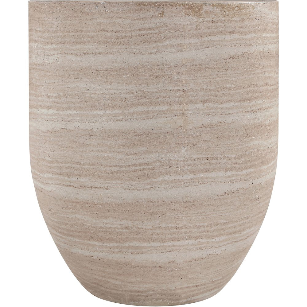 Florique Travertine Indoor / Outdoor Concrete Planter