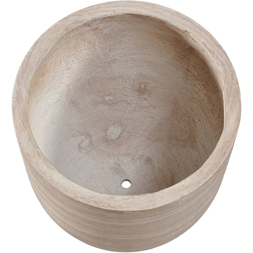 Florique Travertine Indoor / Outdoor Concrete Planter