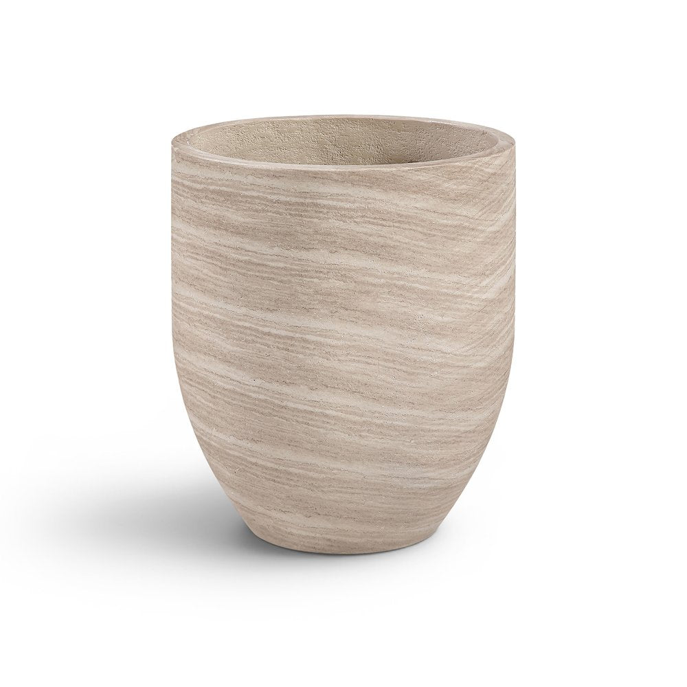 Florique Travertine Indoor / Outdoor Concrete Planter