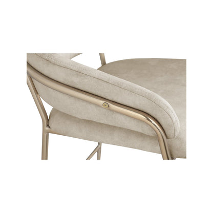 Yara Stone Velvet Counter Stool