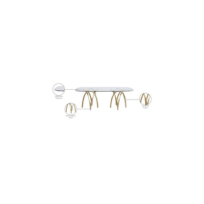 Madelyn Gold Dining Table