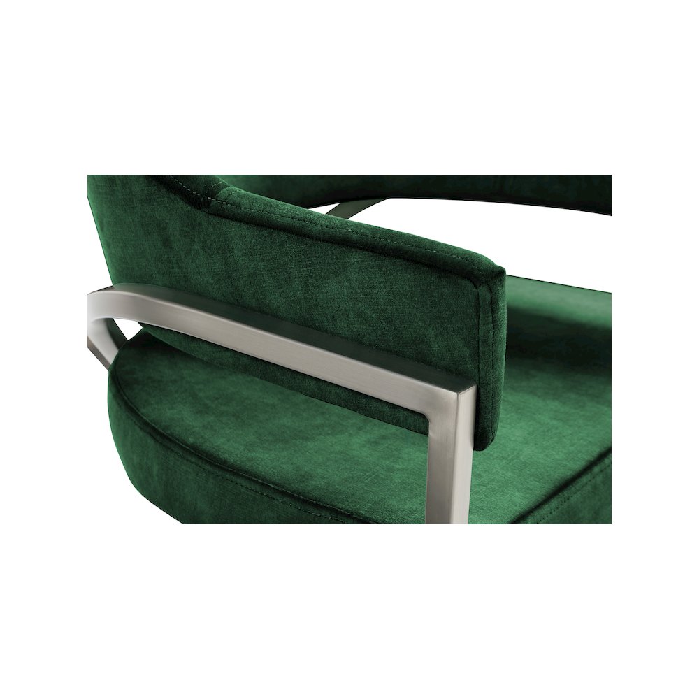 Madelyn Green Velvet Dining Chair, Set of 2