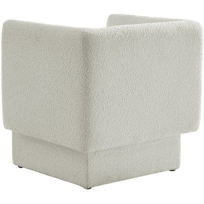 Vera Cream Boucle Fabric Accent Chair