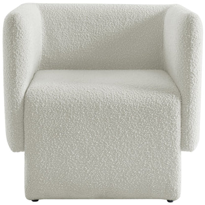 Vera Cream Boucle Fabric Accent Chair