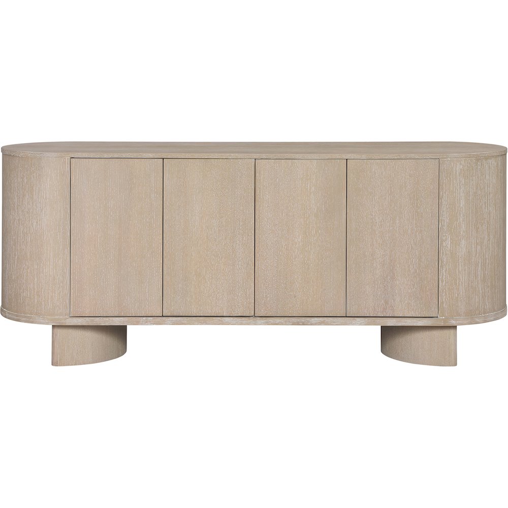 Caldra Natural Oak Veneer And Solid Wood Sideboard/Buffet