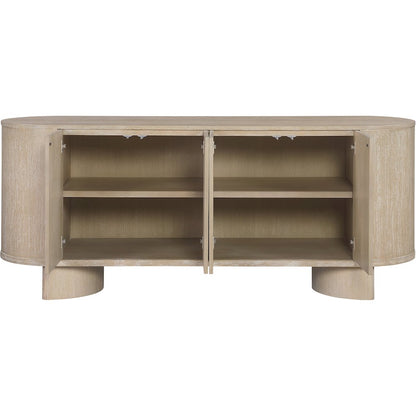 Caldra Natural Oak Veneer And Solid Wood Sideboard/Buffet