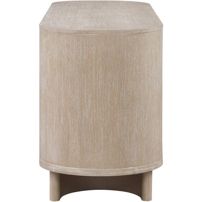 Caldra Natural Oak Veneer And Solid Wood Sideboard/Buffet