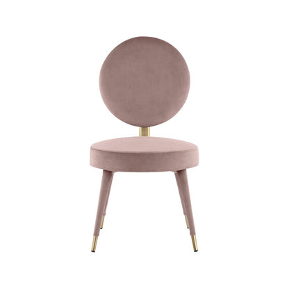 Brandy Pink Velvet Dining Chair, Set of 2