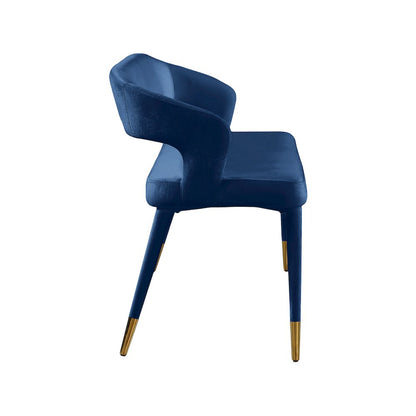 Destiny Navy Velvet Bench