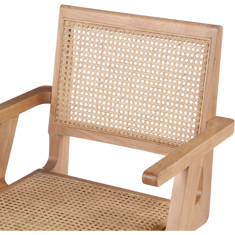 Preston Natural Wood Dining Arm Chair, Set of 2