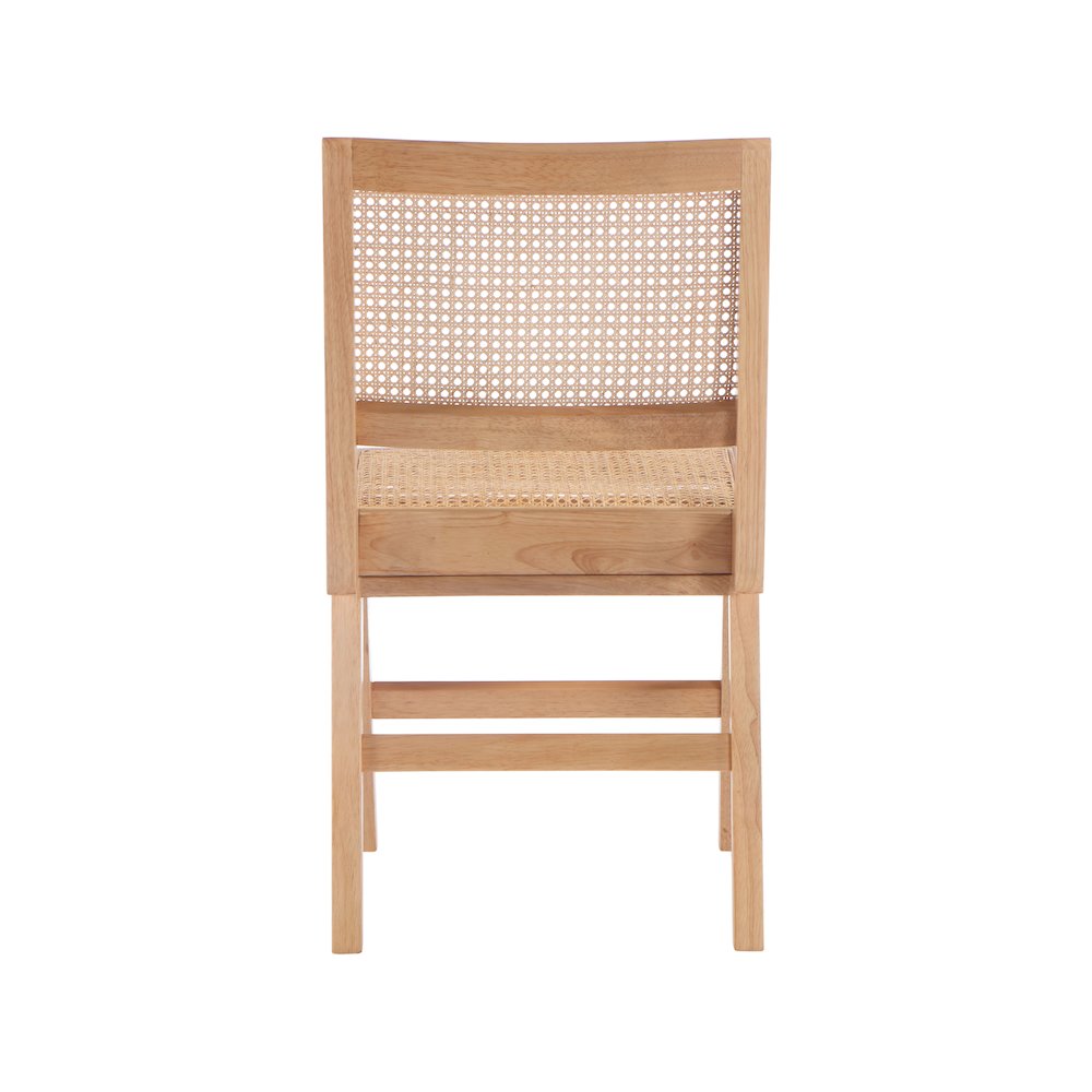 Preston Natural Wood Dining Side Chair, Set of 2