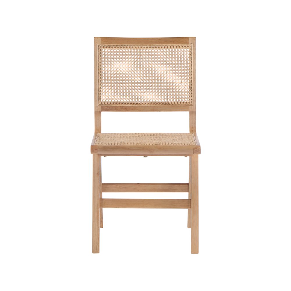 Preston Natural Wood Dining Side Chair, Set of 2
