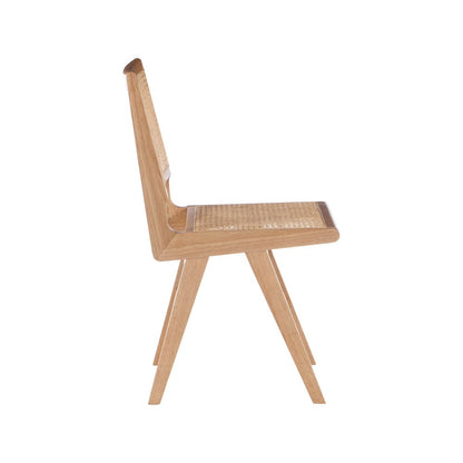 Preston Natural Wood Dining Side Chair, Set of 2
