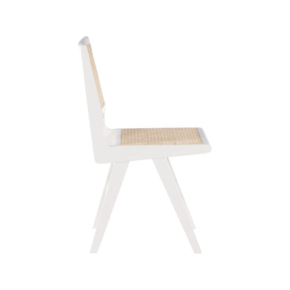Preston White Wood Dining Side Chair, Set of 2