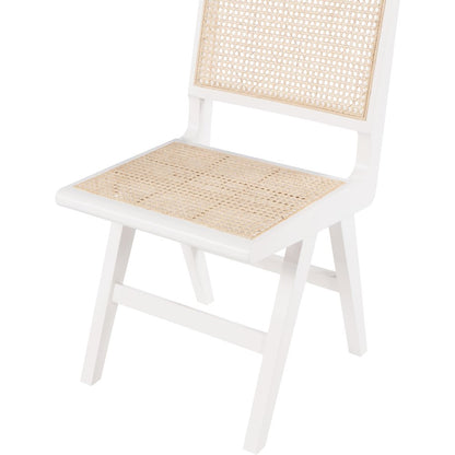Preston White Wood Dining Side Chair, Set of 2