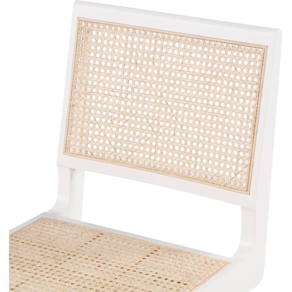 Preston White Wood Dining Side Chair, Set of 2