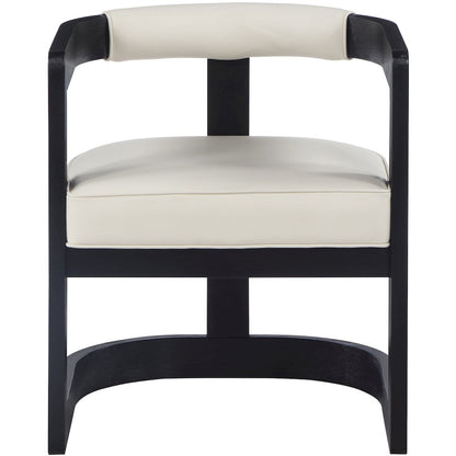 Manchester Cream Vegan Leather Dining Chair