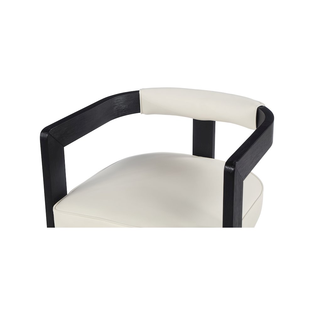 Manchester Cream Vegan Leather Dining Chair