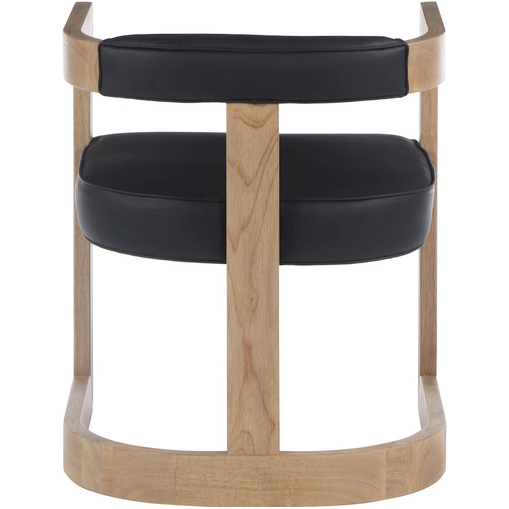 Manchester Black Vegan Leather Dining Chair