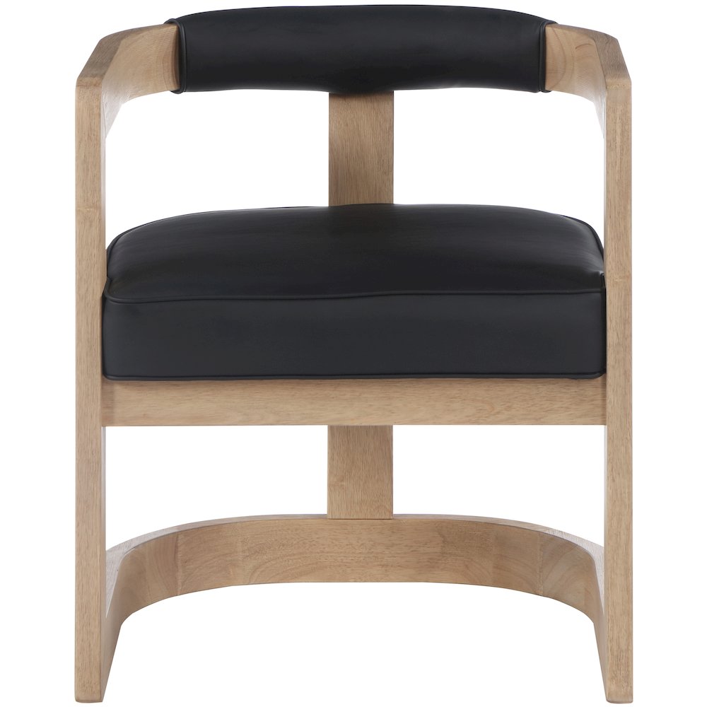 Manchester Black Vegan Leather Dining Chair